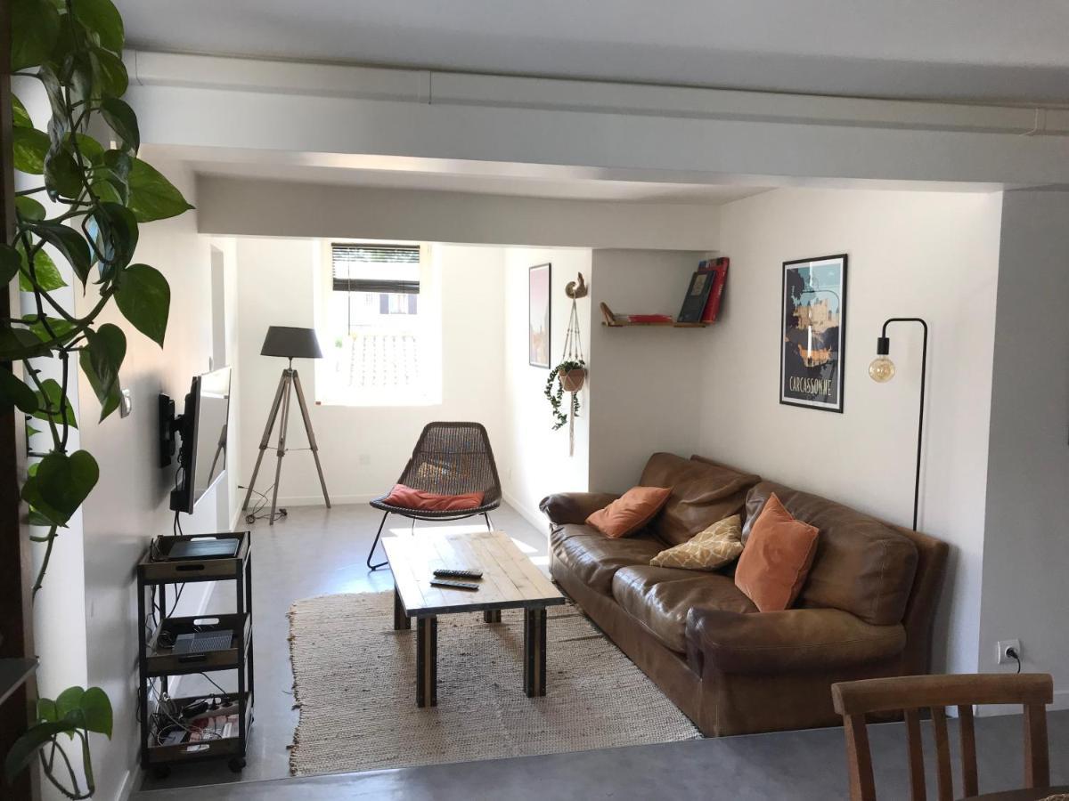 Appartement Climatise Avec Terrasse Carcassonne Exteriör bild
